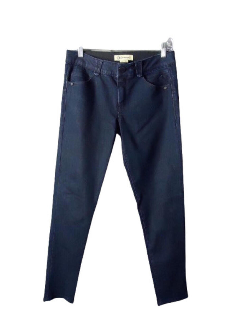 Democracy Ab Solution Mid Rise Skinny Jeans Womens Size 8 Dark Wash Denim